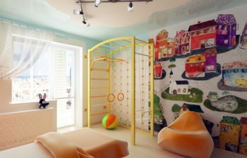 Ремонт детской комнаты, применяя декупаж